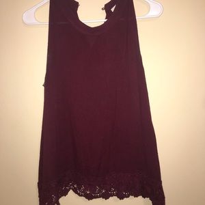 Maroon Tank Top